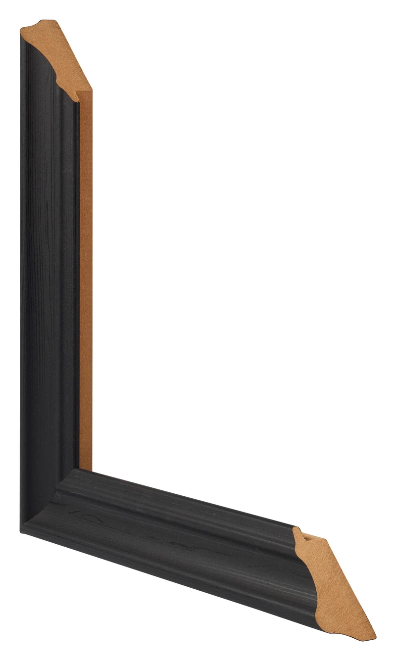 Bilderrahmen 42x60 cm - Schwarz Gemasert - MDF - Lazio