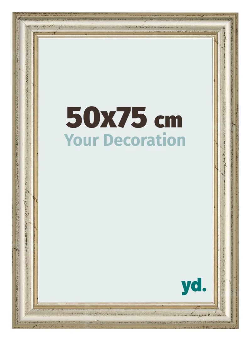 Bilderrahmen 50x75 cm - Metallglanz - MDF - Lazio
