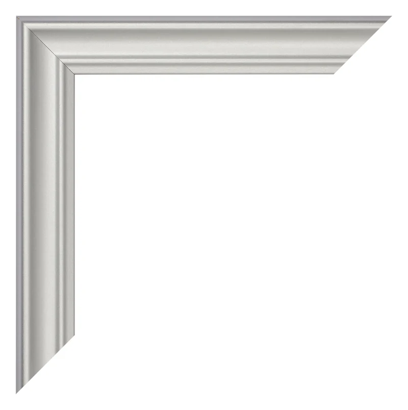Bilderrahmen 20x28 cm - Silber Matt - MDF - Lazio