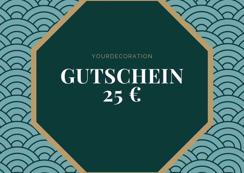 Geschenkgutschein im Wert von 25 €