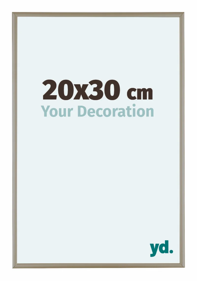 Bilderrahmen 20x30 cm - Champagner - Aluminium - Kent