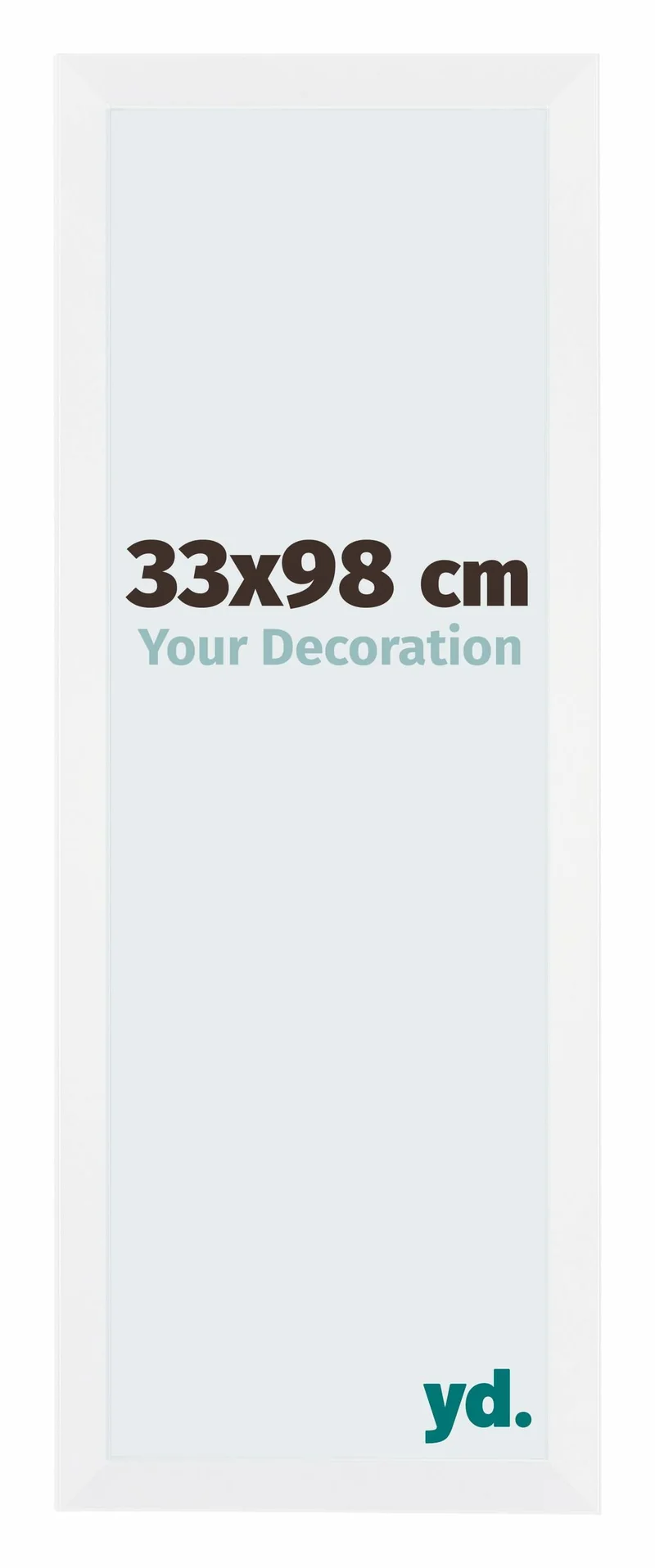 Bilderrahmen 33x98 cm - Weiss - MDF - Catania