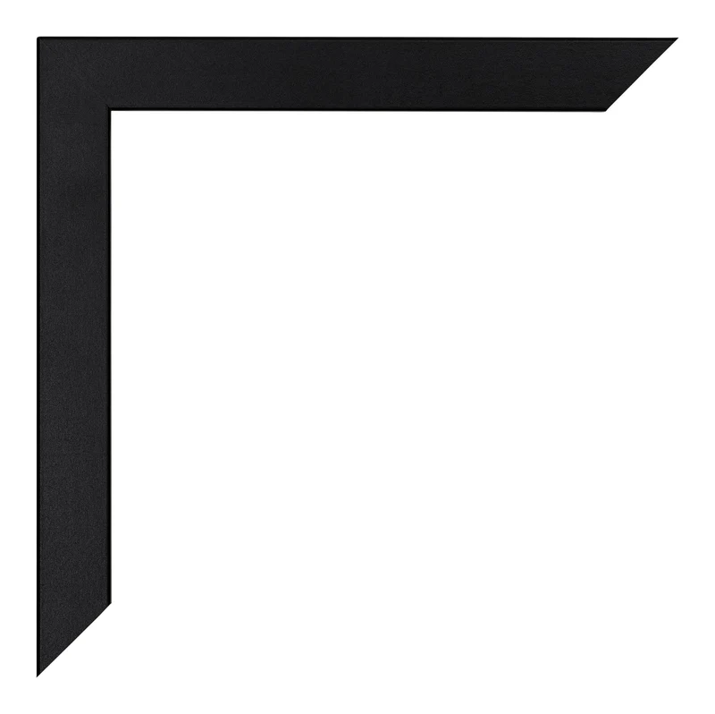 Bilderrahmen 33x98 cm - Schwarz Matt - MDF - Catania