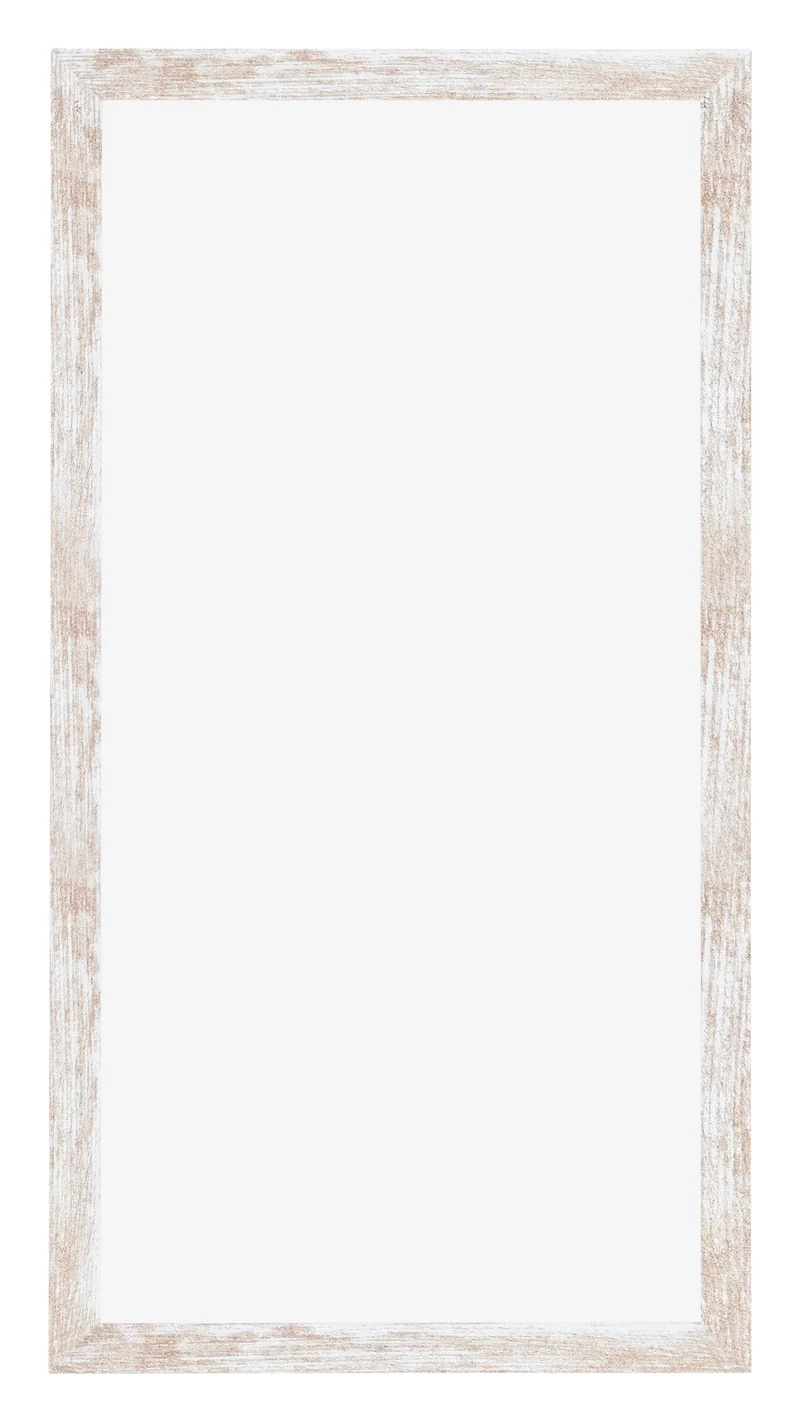 Bilderrahmen 50x100 cm - White Wash - MDF - Catania