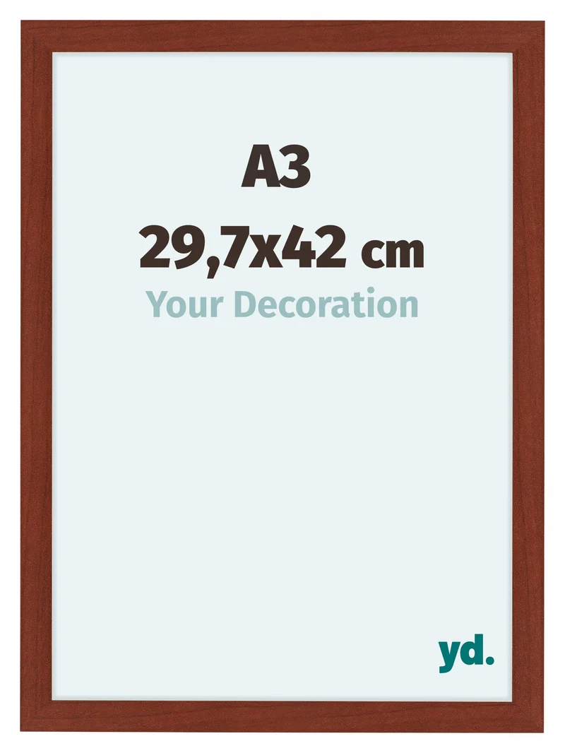 Bilderrahmen A3 - 29,7x42 cm - Kirschbaum - MDF - Como