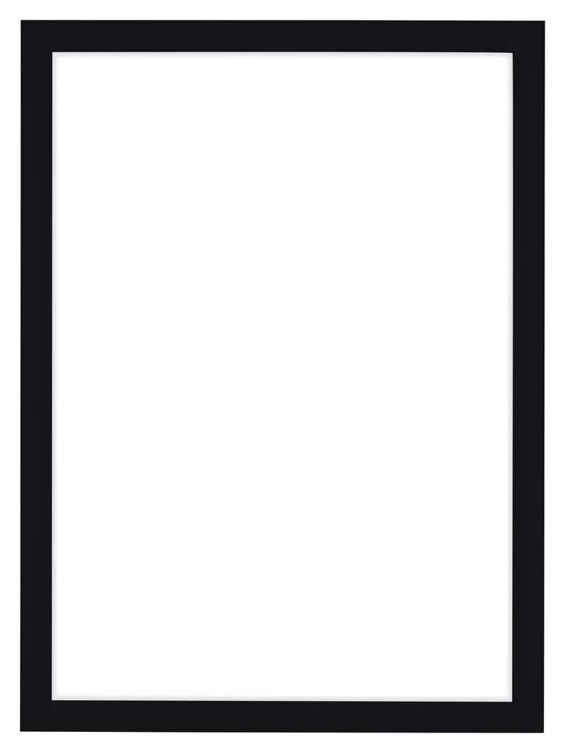 Bilderrahmen A2 - 42x59,4 cm - Schwarz Hochglanz - MDF - Como