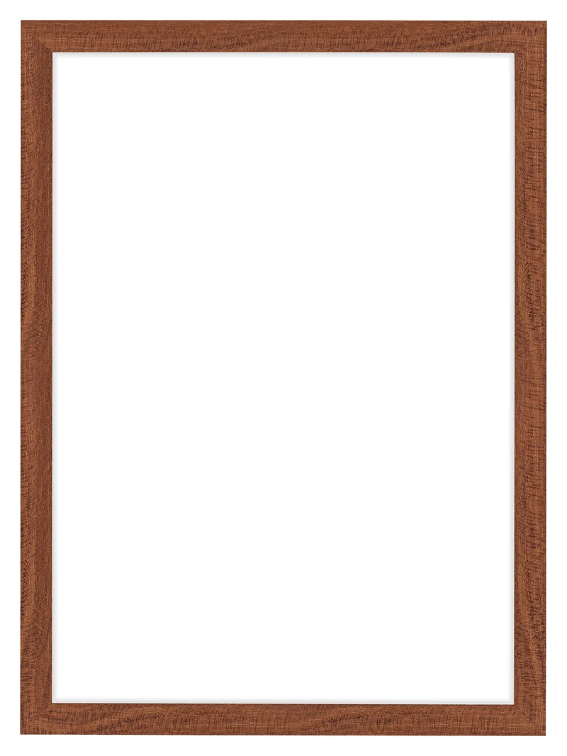 Bilderrahmen A4 - 21x29,7 cm - Nussbaum - MDF - Como
