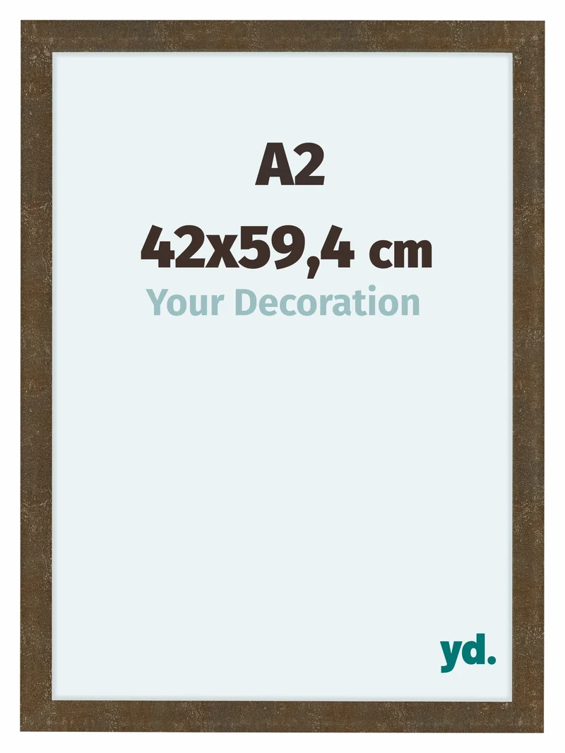 Bilderrahmen A2 - 42x59,4 cm - Gold Antik - MDF - Como