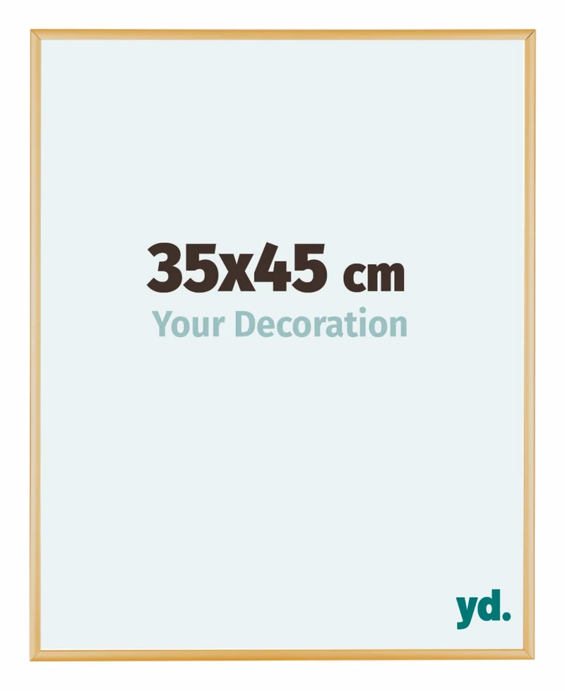 Bilderrahmen 35x45 cm - Gold Vintage - Aluminium - Kent
