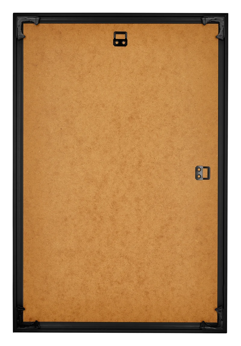 Bilderrahmen 61x91,5 cm - Schwarz Hochglanz - Kunststoff - Evry