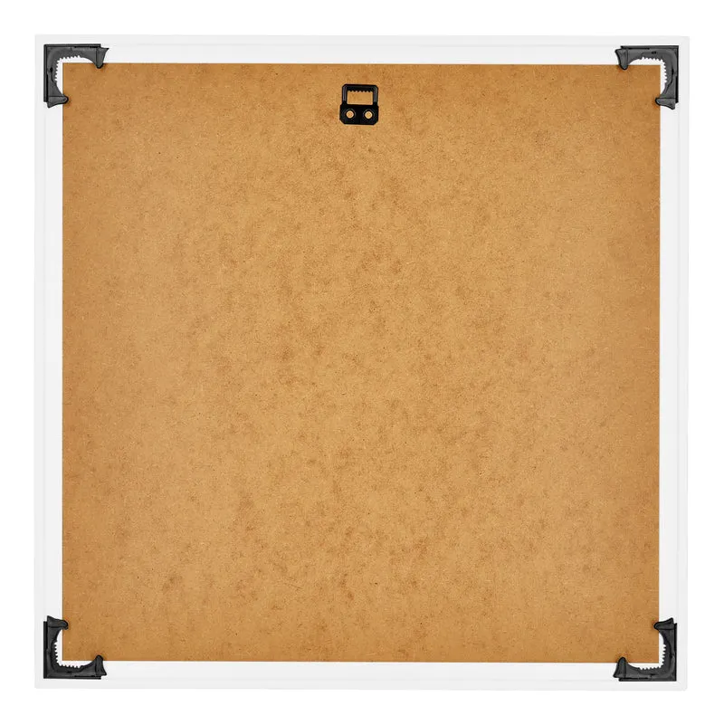 Bilderrahmen 45x45 cm - Weiss Hochglanz - Kunststoff - Bordeaux