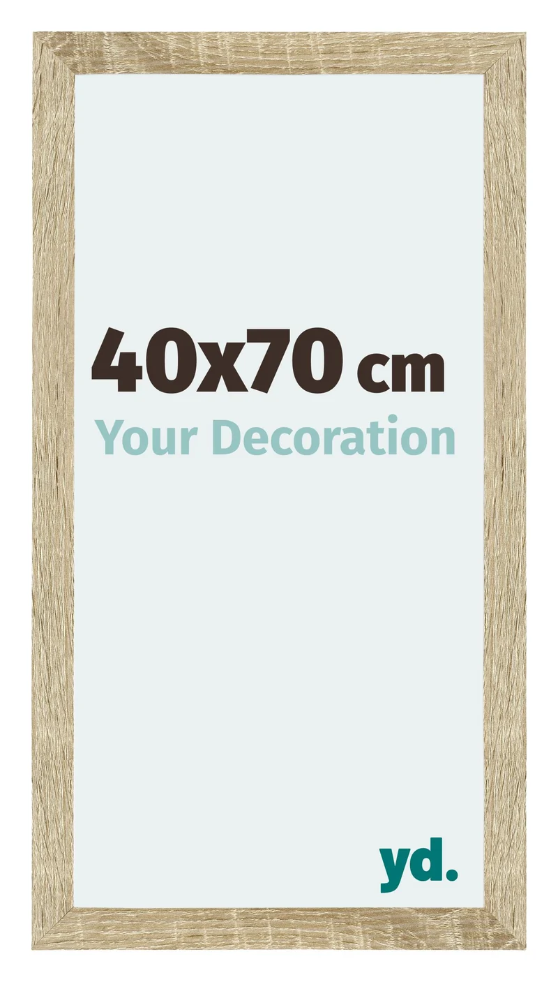 Bilderrahmen 40x70 cm - Sonoma Eiche - MDF - Mura
