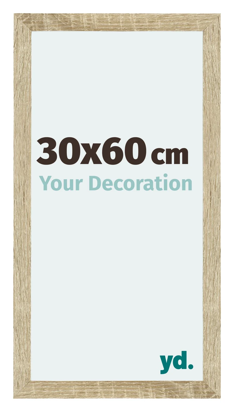 Bilderrahmen 30x60 cm - Sonoma Eiche - MDF - Mura