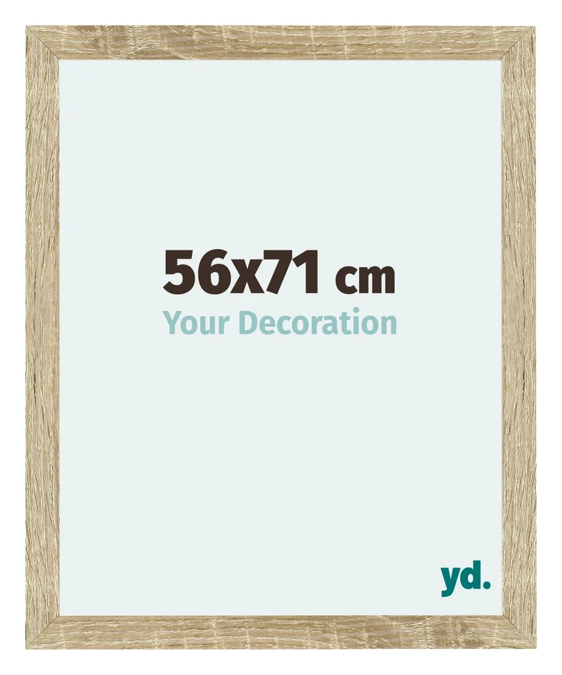Bilderrahmen 56x71 cm - Sonoma Eiche - MDF - Mura