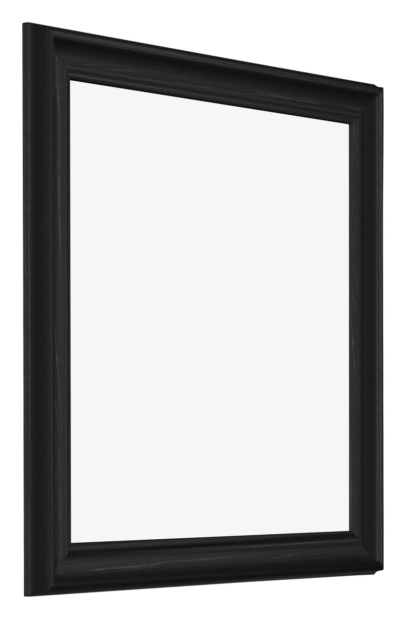 Bilderrahmen 45x45 cm - Schwarz Gemasert - MDF - Lazio