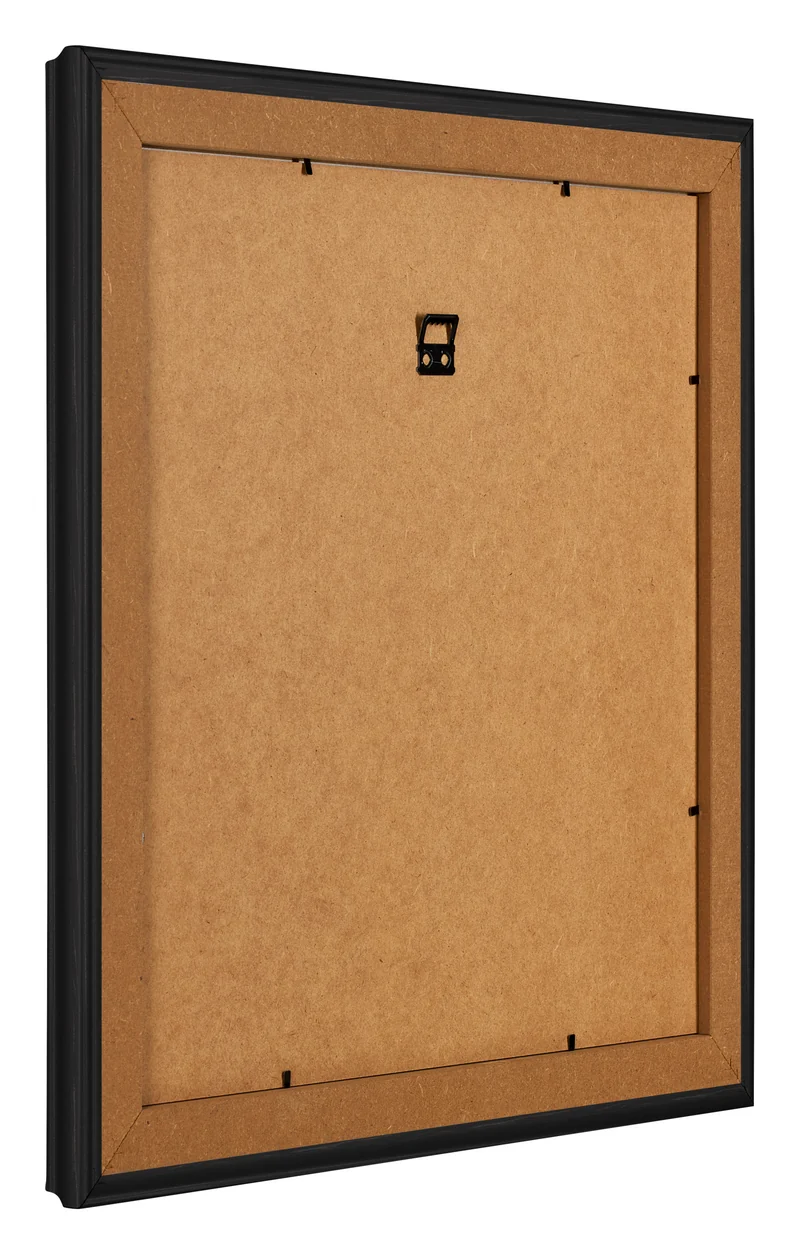 Bilderrahmen 45x45 cm - Schwarz Gemasert - MDF - Lazio