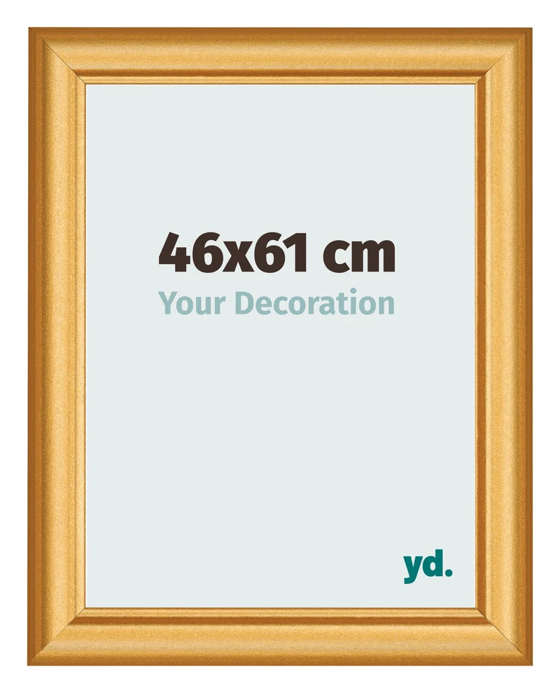 Bilderrahmen 46x61 cm - Gold Matt - MDF - Lazio