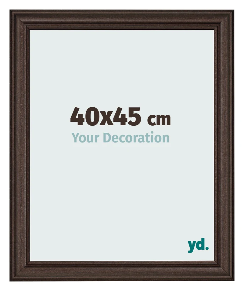 Bilderrahmen 40x45 cm - Eiche Dunkel - MDF - Lazio