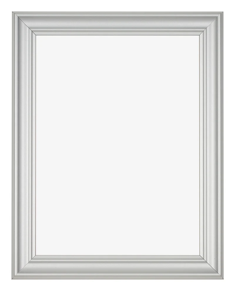 Bilderrahmen 48x64 cm - Silber Matt - MDF - Lazio