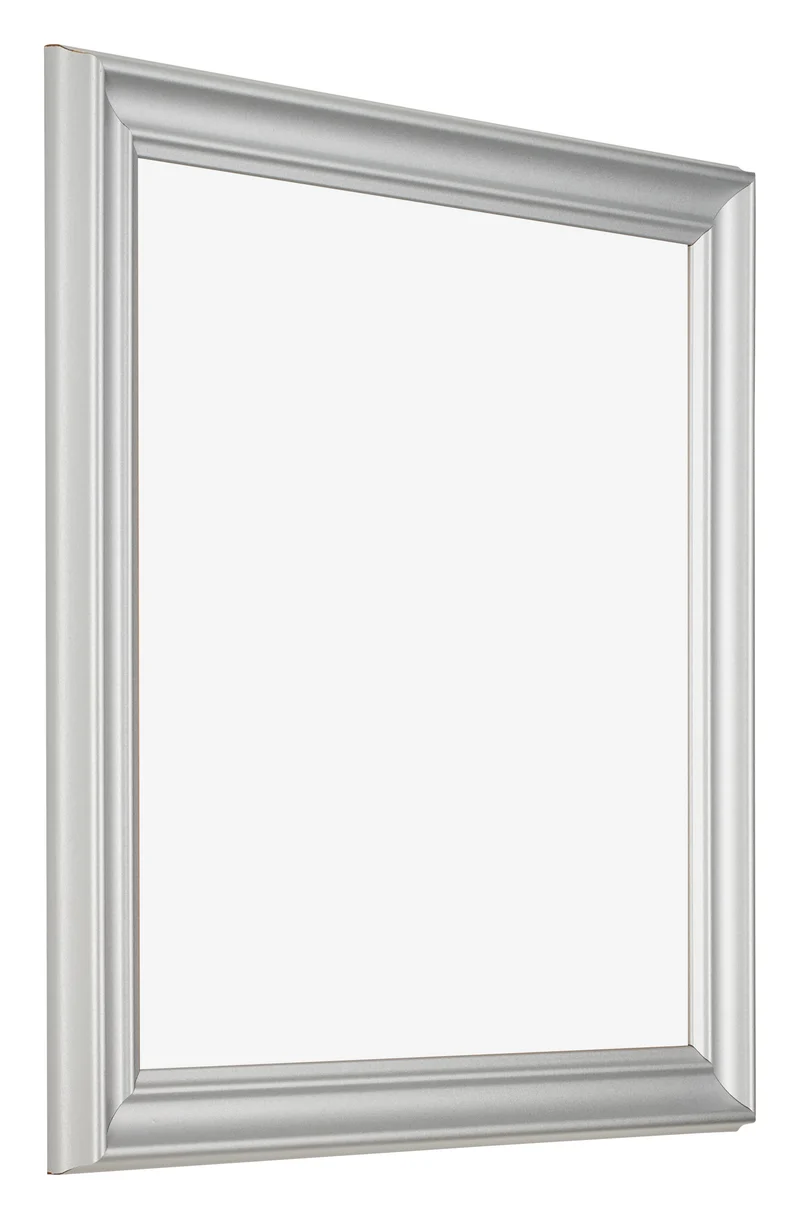 Bilderrahmen 35x35 cm - Silber Matt - MDF - Lazio