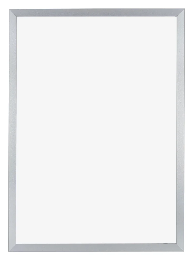 Bilderrahmen 67x98 cm - Silberglanz - MDF - Catania