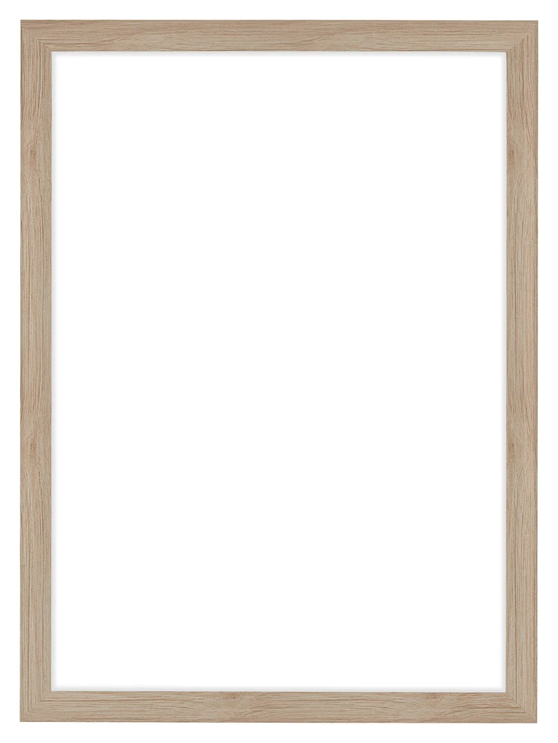 Bilderrahmen A4 - 21x29,7 cm - Eiche Hell - MDF - Como