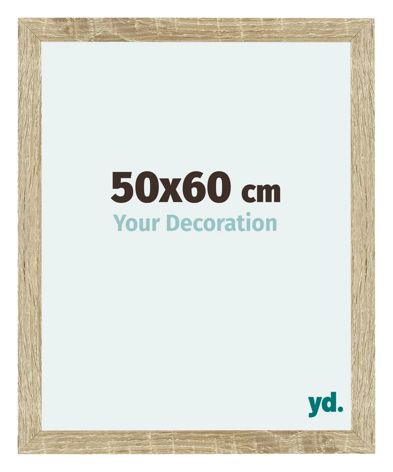 Bilderrahmen 50x60 cm - Sonoma Eiche - MDF - Mura