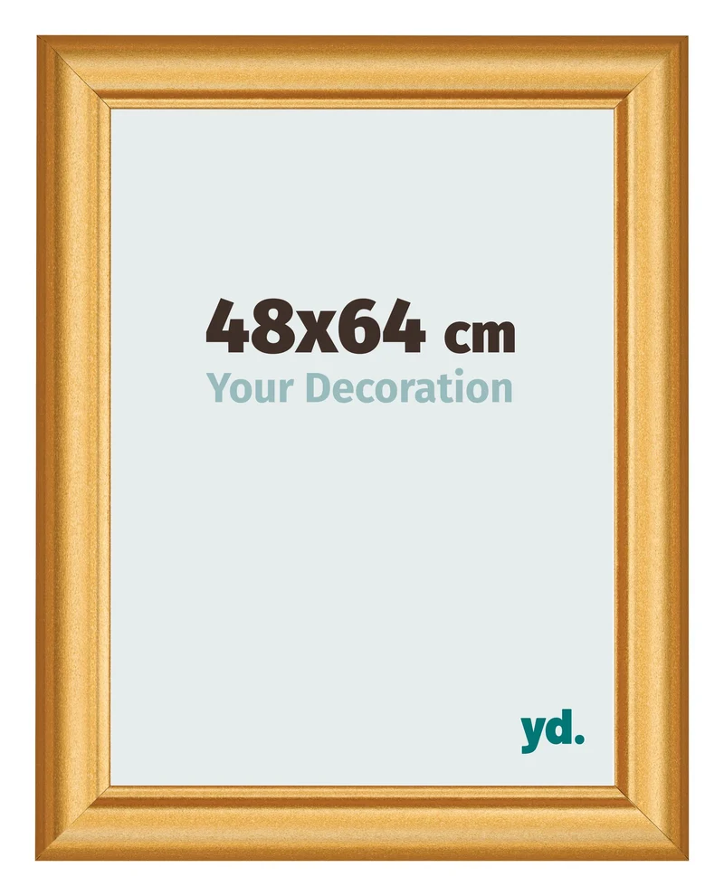 Bilderrahmen 48x64 cm - Gold Matt - MDF - Lazio