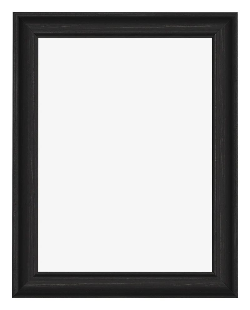 Bilderrahmen 46x61 cm - Schwarz Gemasert - MDF - Lazio