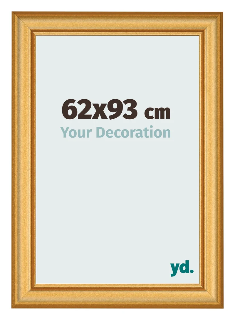 Bilderrahmen 62x93 cm - Gold Matt - MDF - Lazio