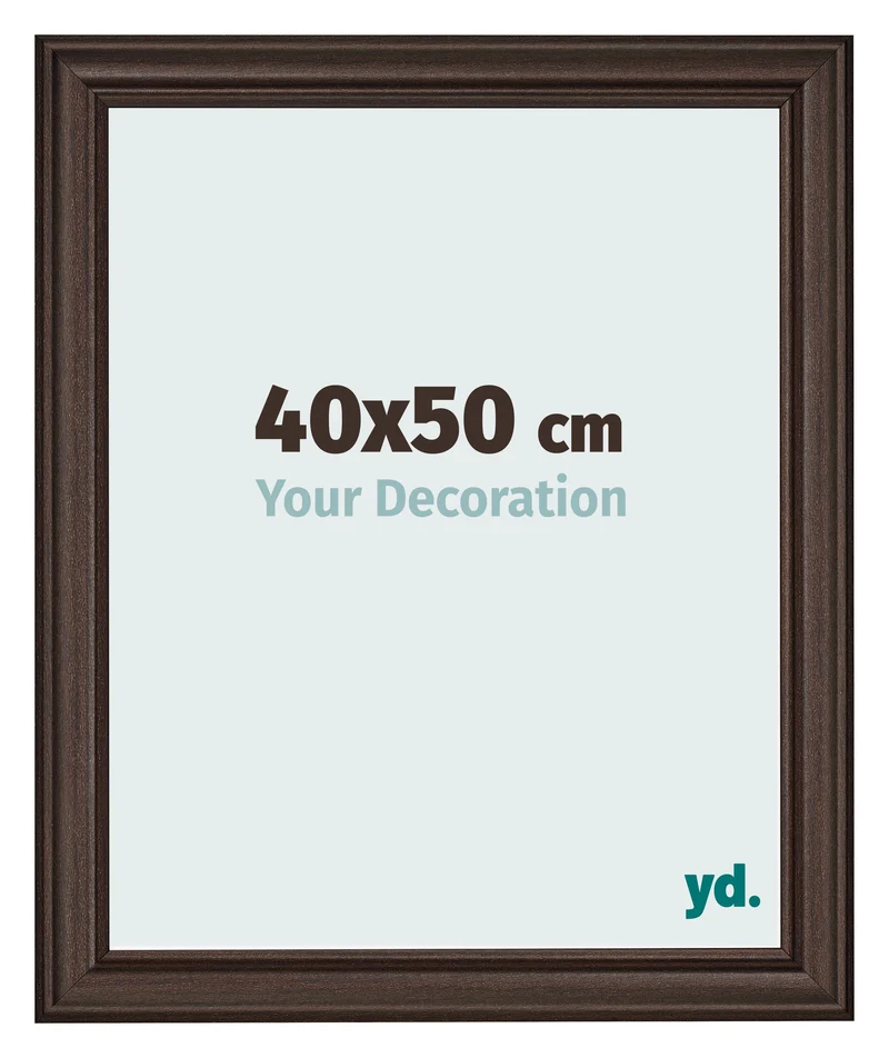 Bilderrahmen 40x50 cm - Eiche Dunkel - MDF - Lazio