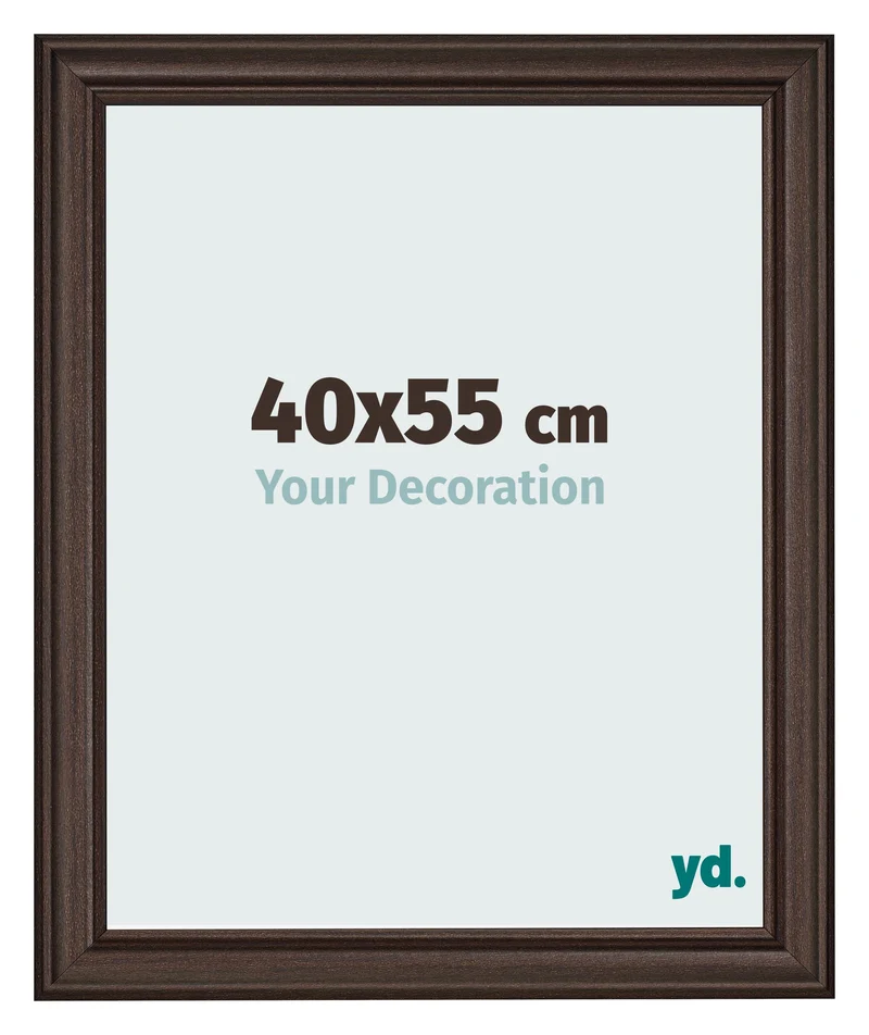 Bilderrahmen 40x55 cm - Eiche Dunkel - MDF - Lazio