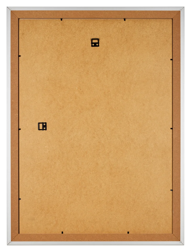 Bilderrahmen 21x30 cm - Silber Matt - MDF - Lazio