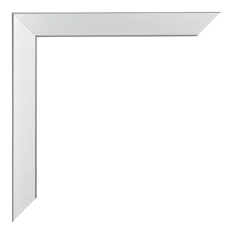Bilderrahmen 48x64 cm - Silberglanz - MDF - Catania