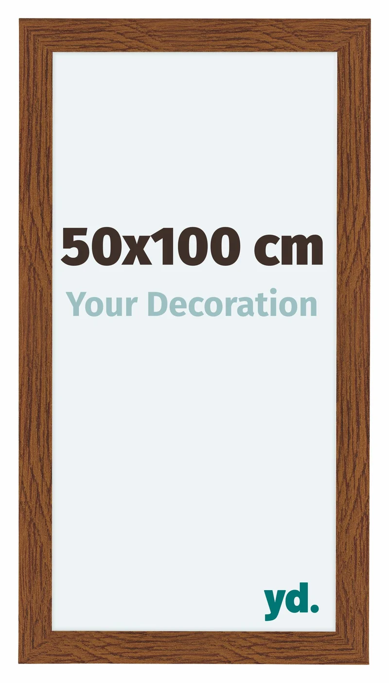 Bilderrahmen 50x100 cm - Eiche Rustikal - MDF - Como