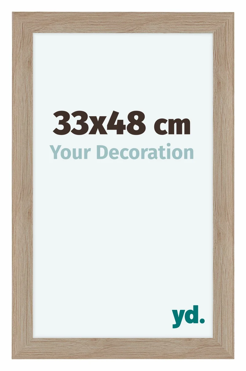 Bilderrahmen 33x48 cm - Eiche Hell - MDF - Como