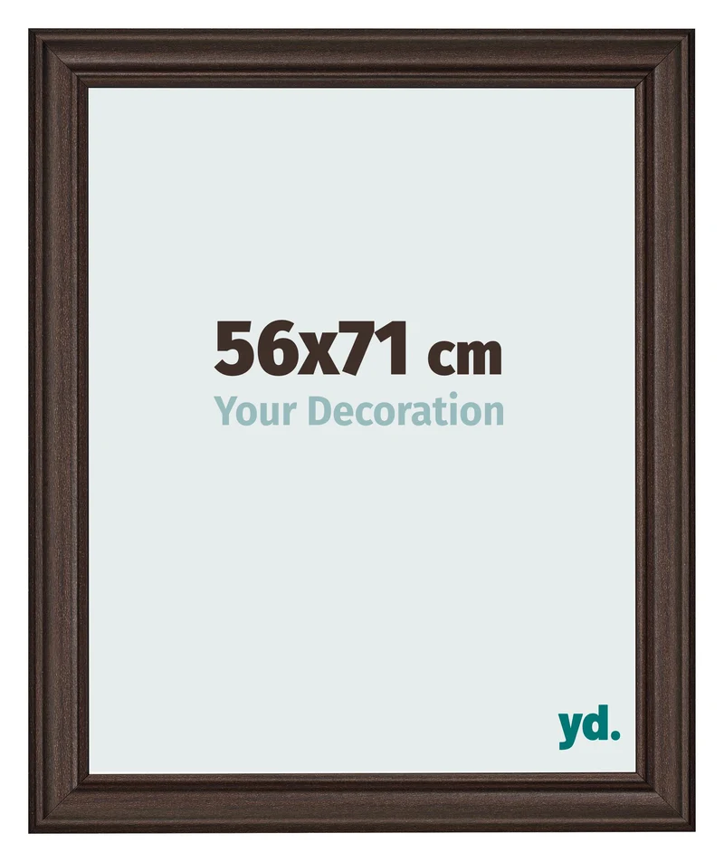 Bilderrahmen 56x71 cm - Eiche Dunkel - MDF - Lazio