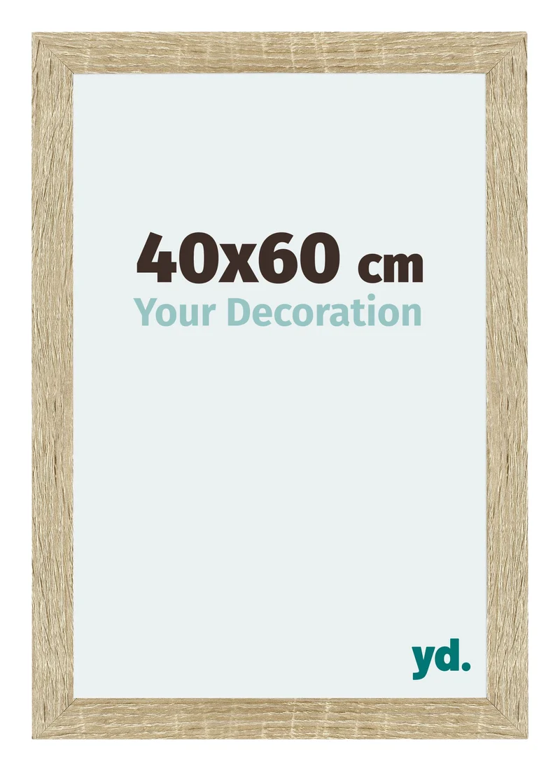 Bilderrahmen 40x60 cm - Sonoma Eiche - MDF - Mura