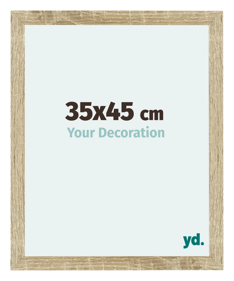 Bilderrahmen 35x45 cm - Sonoma Eiche - MDF - Mura