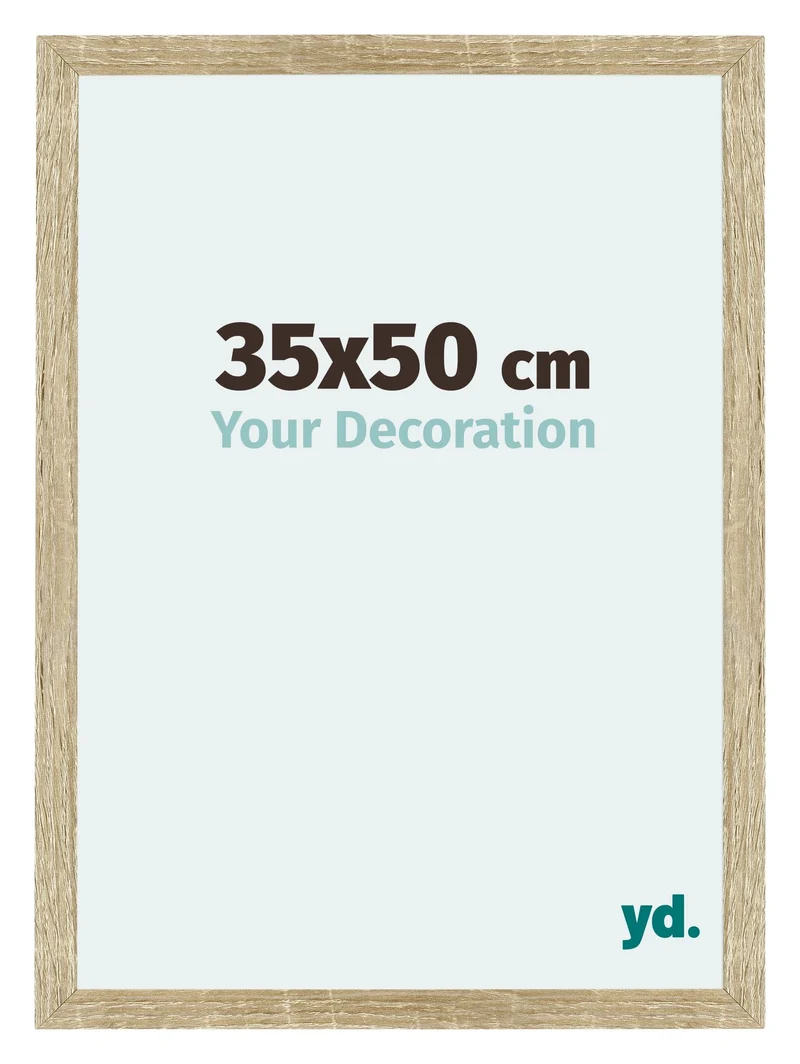 Bilderrahmen 35x50 cm - Sonoma Eiche - MDF - Mura