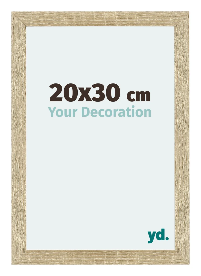 Bilderrahmen 20x30 cm - Sonoma Eiche - MDF - Mura