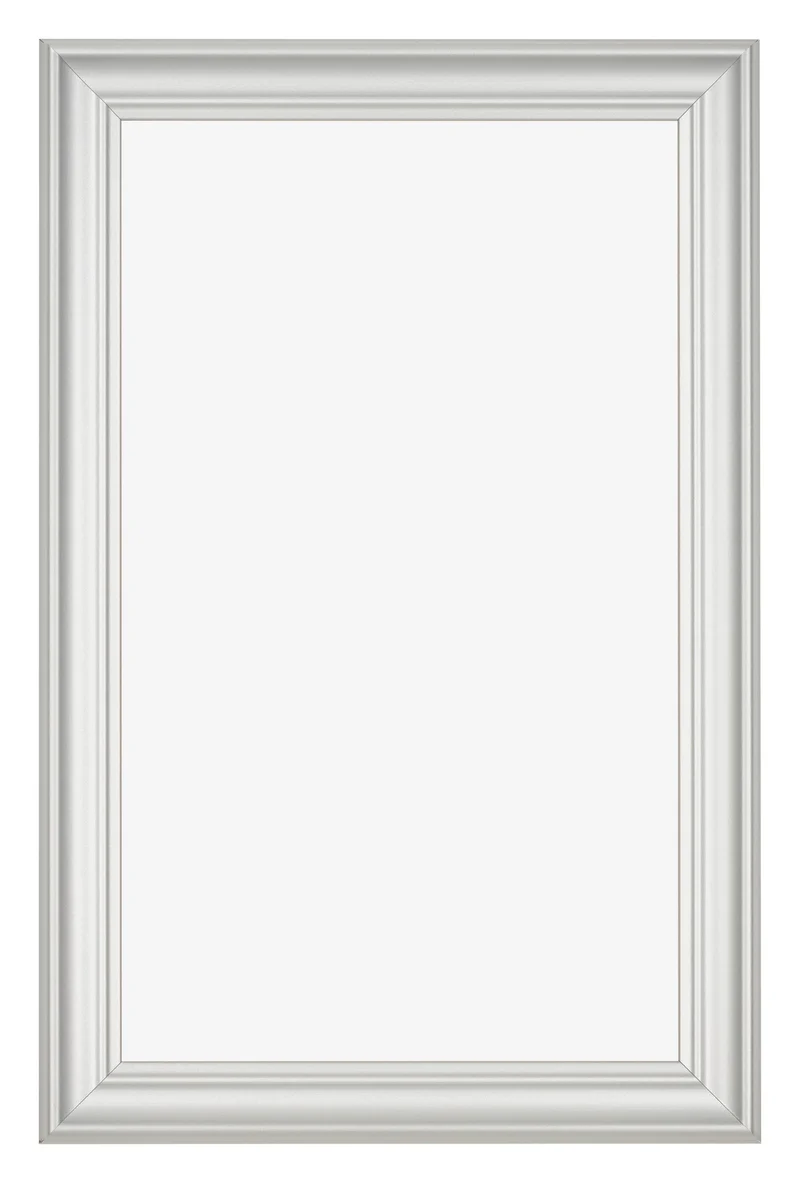 Bilderrahmen 33x48 cm - Weiß Gemasert - MDF - Lazio