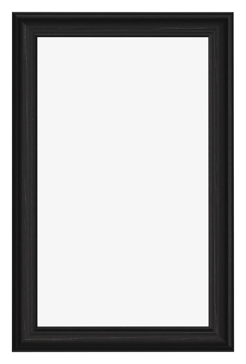Bilderrahmen 33x48 cm - Schwarz Gemasert - MDF - Lazio