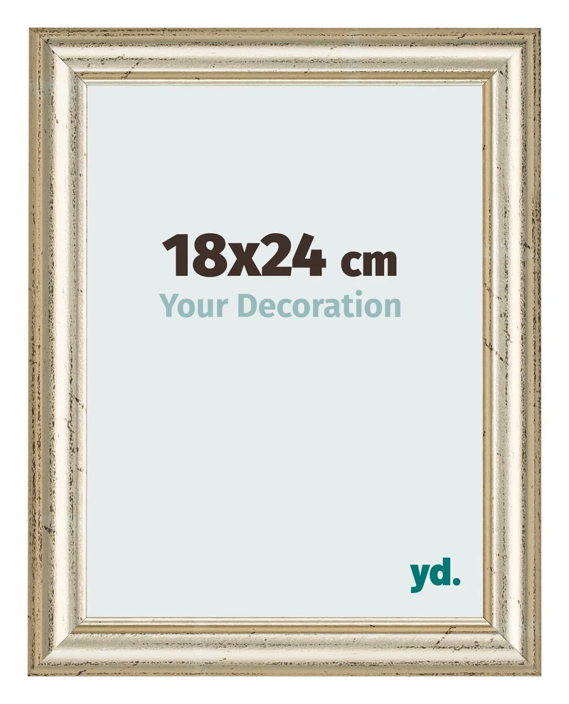 Bilderrahmen 18x24 cm - Metallglanz - MDF - Lazio