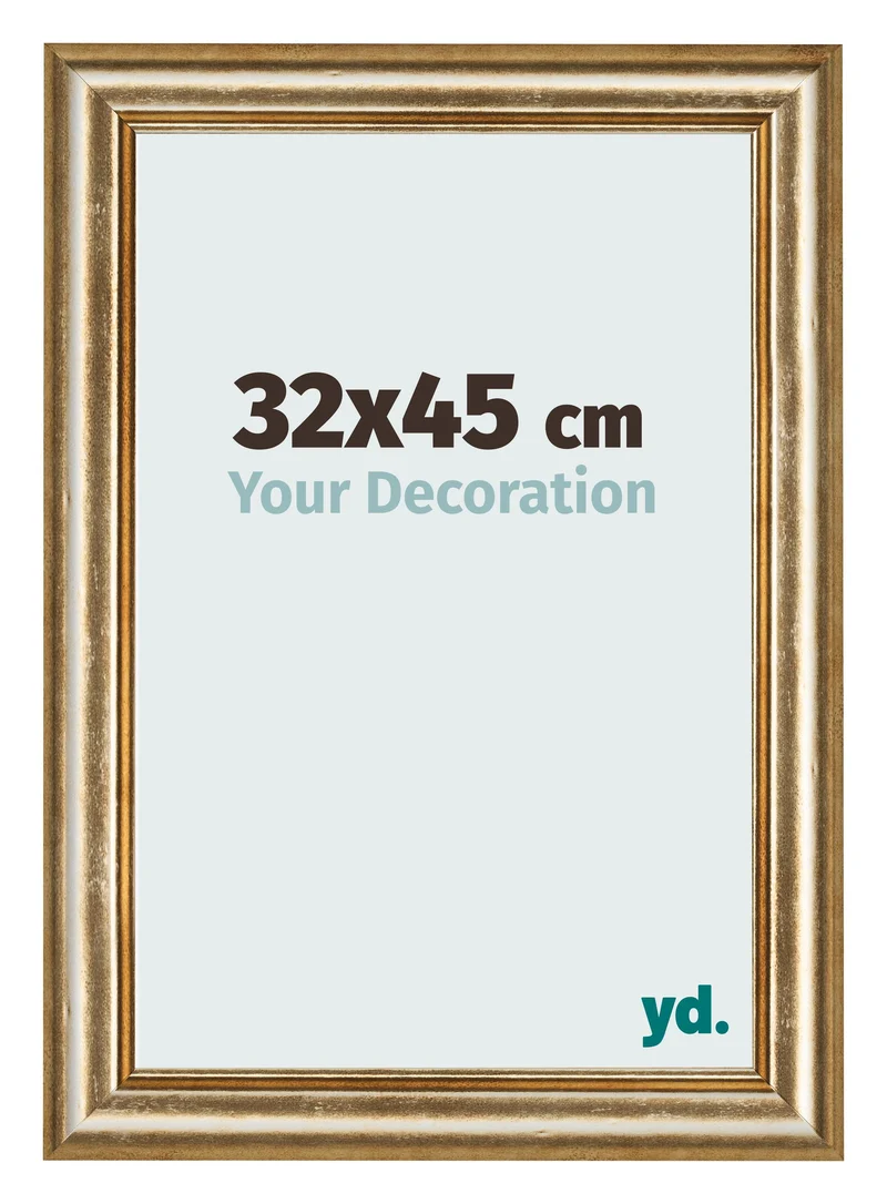Bilderrahmen 32x45 cm - Gold Antik - MDF - Lazio