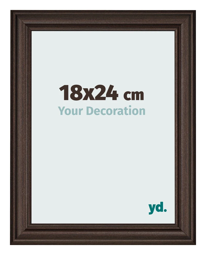 Bilderrahmen 18x24 cm - Eiche Dunkel - MDF - Lazio