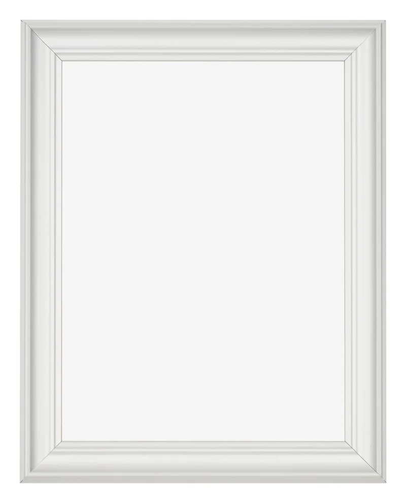 Bilderrahmen 75x100 cm - Weiß Gemasert - MDF - Lazio