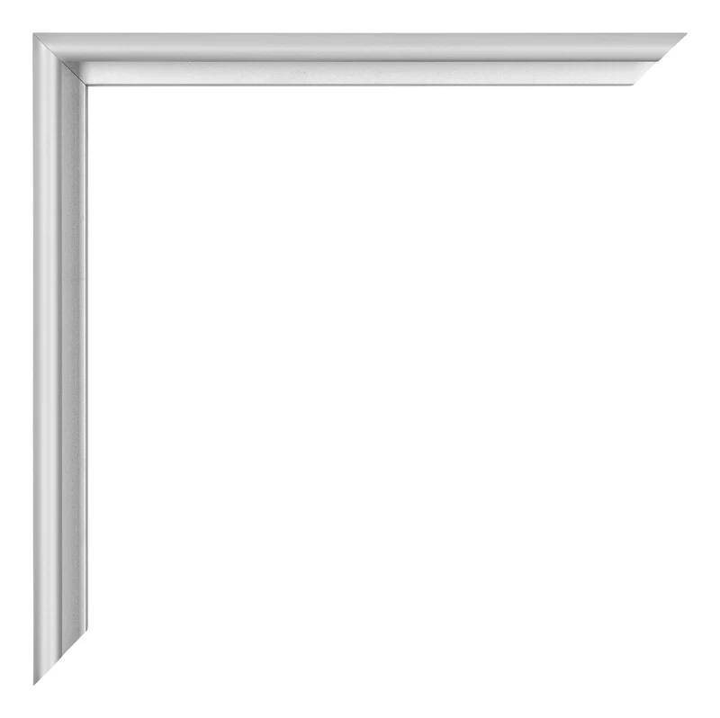 Bilderrahmen 24x32 cm - Silber Matt - Aluminium - Miami