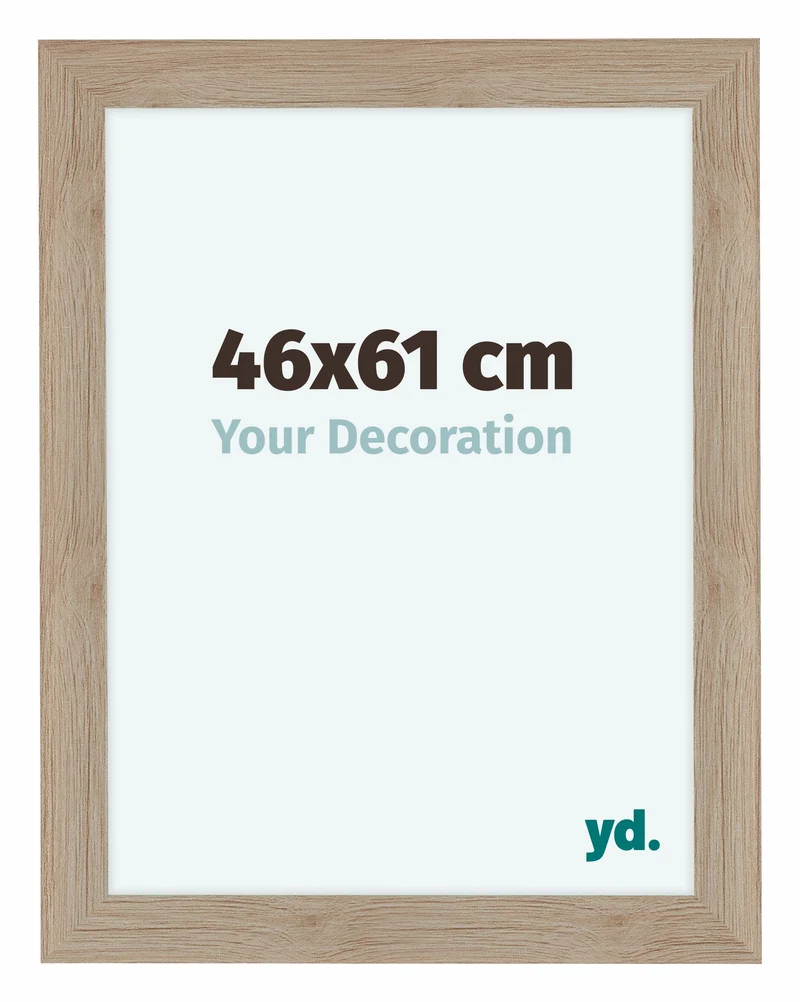 Bilderrahmen 46x61 cm - Eiche Hell - MDF - Como