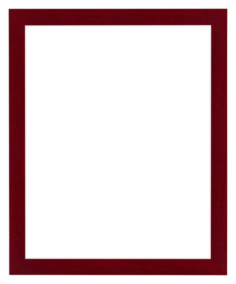 Bilderrahmen 36x49 cm - Weinrot Gewischt - MDF - Como